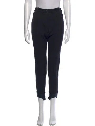 Pre-owned Fendi Skinny Leg Pants In Black