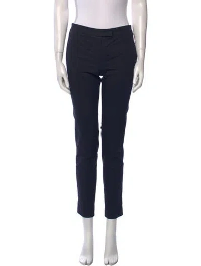 Pre-owned Fendi Skinny Leg Pants In Blue
