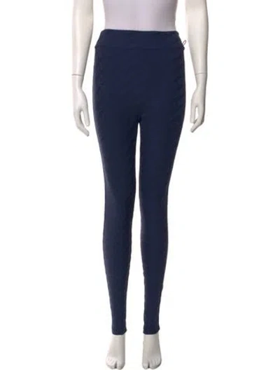 Pre-owned Fendi Skinny Leg Pants In Blue