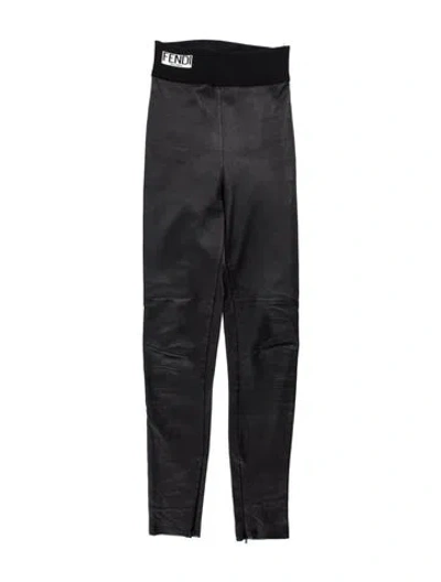 Pre-owned Fendi Skinny Leg Pants In Grey