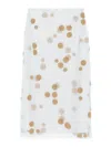 Fendi Tulle Skirt With All-over Macro Polka-dot Motif In Black