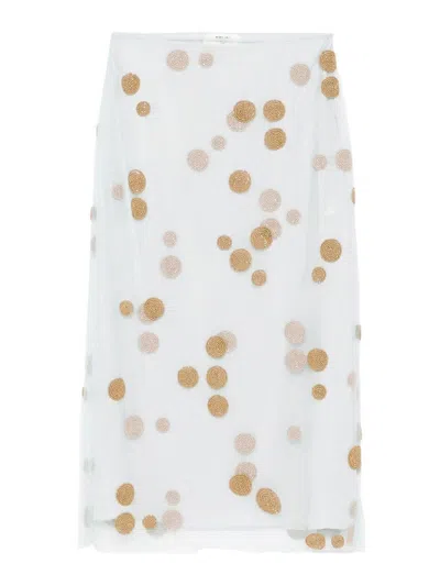 FENDI FALDA SEMILARGA - NEGRO