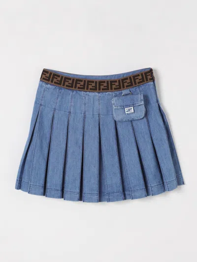 Fendi Skirt  Kids Color Blue