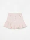 Fendi Ff-patch Skirt In Strawberry