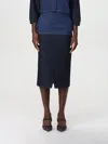 FENDI SKIRT FENDI WOMAN COLOR DENIM,415187028