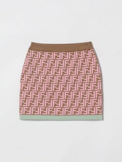 Fendi Skirt Kids  In Pink