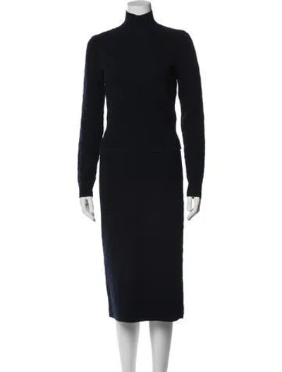 Pre-owned Fendi Skirt Set W/ Tags In Blue