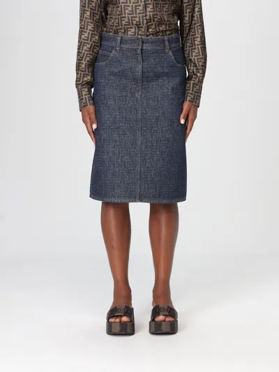 Fendi Skirt In Blue