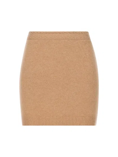 Fendi Skirts In Beige