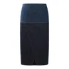 Fendi Jeans Skirt In Navy