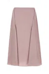 Fendi Monogram-pattern Skirt In Pink