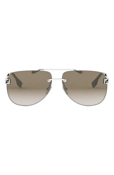 Fendi ' Sky 61mm Pilot Sunglasses In Multi