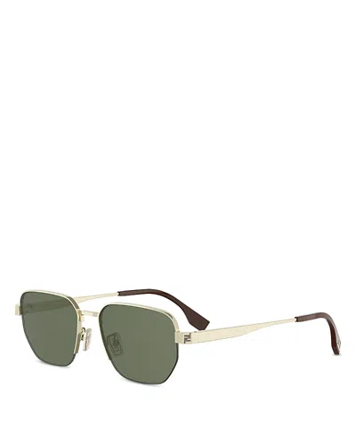 Fendi Sky Geometric Sunglasses, 54mm In Gray