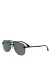 Fendi Sky 61mm Polarized Pilot Sunglasses In Black
