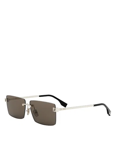 Fendi Sky Rectangle Sunglasses, 60mm In Multi
