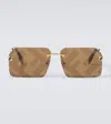 Fendi Sky Square Sunglasses In Brown