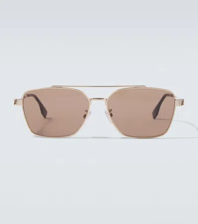 Fendi Sky Square Sunglasses In Gold
