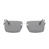 Fendi Geometric Sunglasses In Metallic