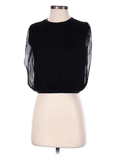 Pre-owned Fendi Sleeveless Blouse In Black