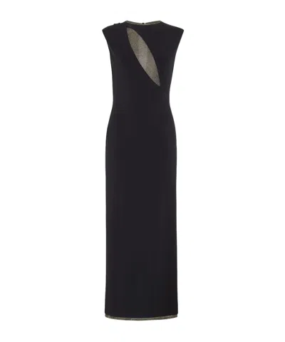 Fendi Sleeveless Dress In Black