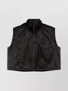 Fendi Sleeveless Hooded Vest With Drawstring Hem