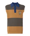 Fendi Cotton Polo Shirt In Brown