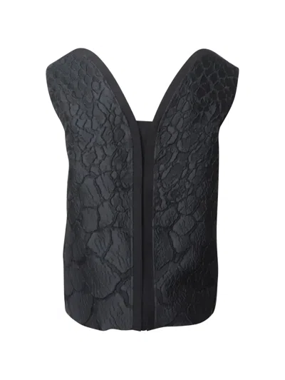 Pre-owned Fendi Sleeveless Top In Black
