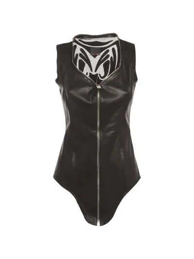 Pre-owned Fendi Sleeveless Top In Black