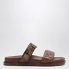 Fendi Slide  Feel In Brown Nappa Women In Brown