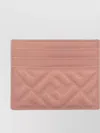 Fendi Slim Compact Leather Wallets In Pink