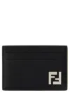 Fendi Men Slim Squared Ff Card Holder In Black