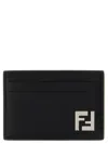 Fendi Slim Squared Ff Card Holder In Multi