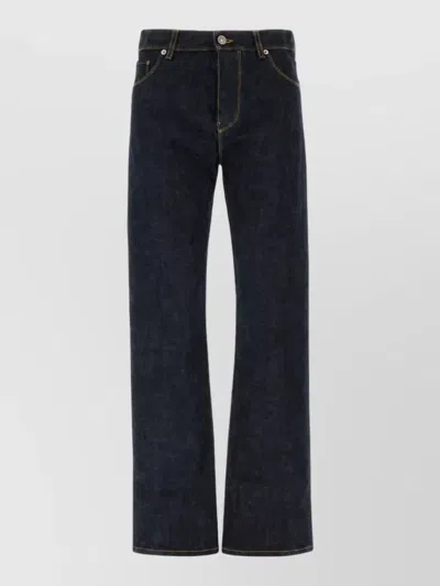 Fendi Slim-fit Jeans In Blue