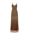 Fendi Sling Dress In Brown