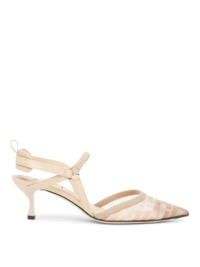 Fendi Slingback Colibr Lite In Color Carne Y Neutral