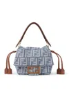 Fendi Small Mamma Baguette Shoulder Bag In Blue