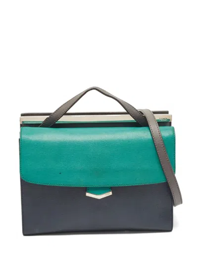 Pre-owned Fendi Small Demi Jour Tote Bag In Gray