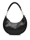 Fendi Graphy Small Leather Bag In Black