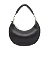 Fendi Graphy Small Leather Bag In Black