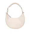 Fendi Graphy Small Leather Shoulder Bag In Nude