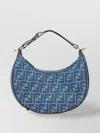 Fendi Logo Crescent Shoulder Bag