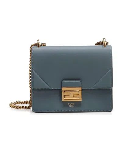 Fendi Small Kan U Shoulder Bag In Green