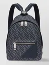 Fendi Small Leather Diagonal Insert Backpack