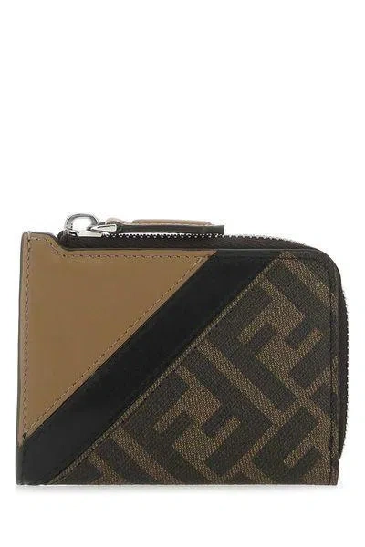 Fendi Small Leather Goods In Black