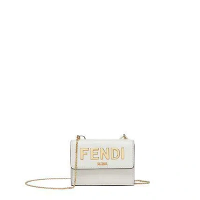 Fendi Small Leather Goods In White