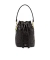 Fendi Small Mon Tresor Bucket Bag In Black