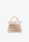 Fendi Women Peekaboo Iseeu Small Leather Crossbody Bag In Multi