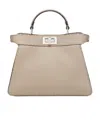 Fendi Small Peekaboo Iseeu Shoulder Bag In Grey