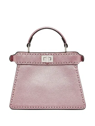 Fendi Small Peekaboo Iseeu Tote Bag In Pink
