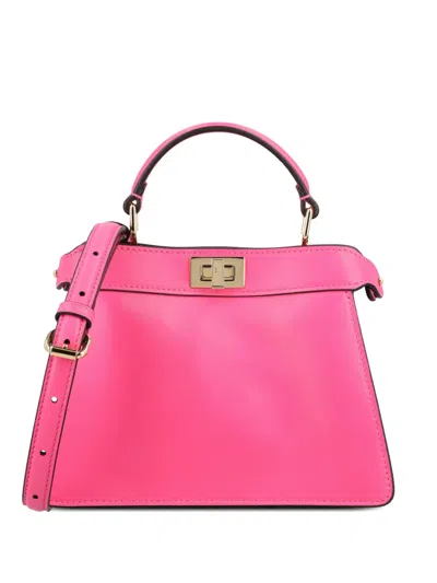 Fendi Small Peekaboo Iseeu Tote Bag In Pink